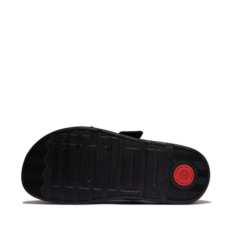 Fitflop Denim Gen-ff Max Buckle Two Bar Slides – front view