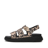 Fitflop GEN-FF Fisherman Sandals - Snake (Hazy Taupe/Black)