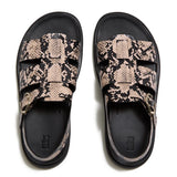 Fitflop GEN-FF Fisherman Sandals - Snake (Hazy Taupe/Black)