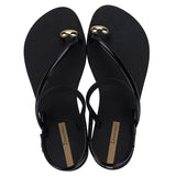 Ipanema Glam Ring Sandal - Black Beige view 1