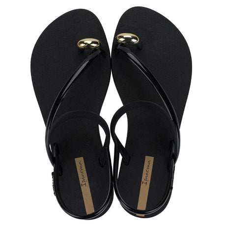 Ipanema Glam Ring Sandal - Black Beige view 1