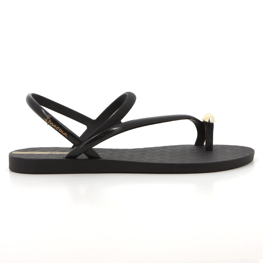 Ipanema Glam Ring Sandal - Black Beige view 2