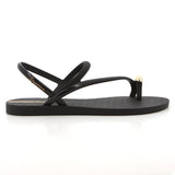 Ipanema Glam Ring Sandal - Black Beige view 2