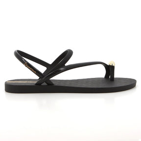 Ipanema Glam Ring Sandal - Black Beige view 2