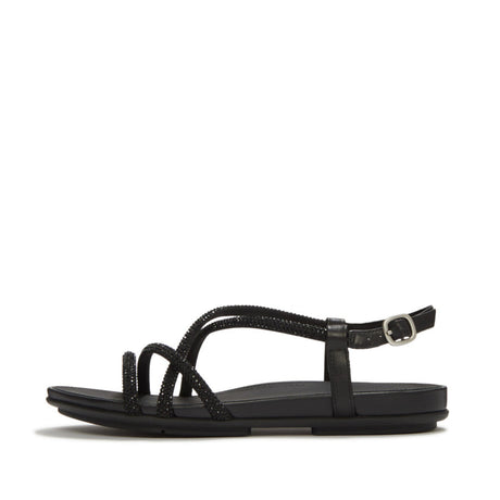 Fitflop Black Gracie Crystal Strappy Sandals – product image 1