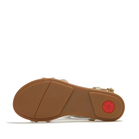 Fitflop Platino Gracie Crystal Strappy Sandals – front view