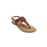 Gia Tan Leather Weave Slingback Sandal – product image 1
