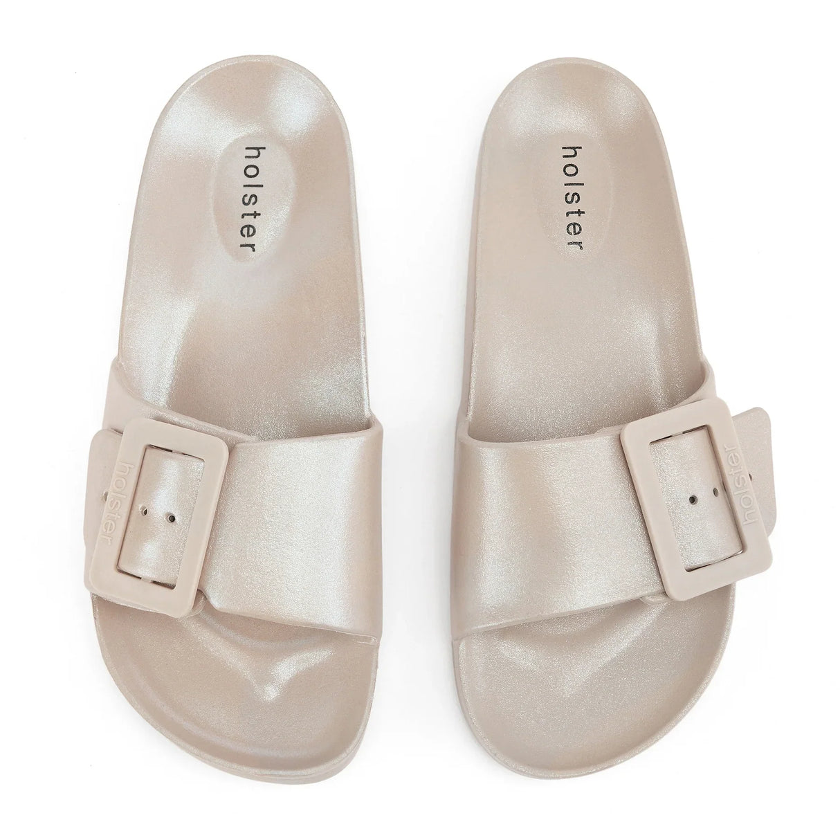 Holster Sand Metallic Solace Sandal – side view