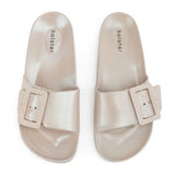 Holster Sand Metallic Solace Sandal – side view