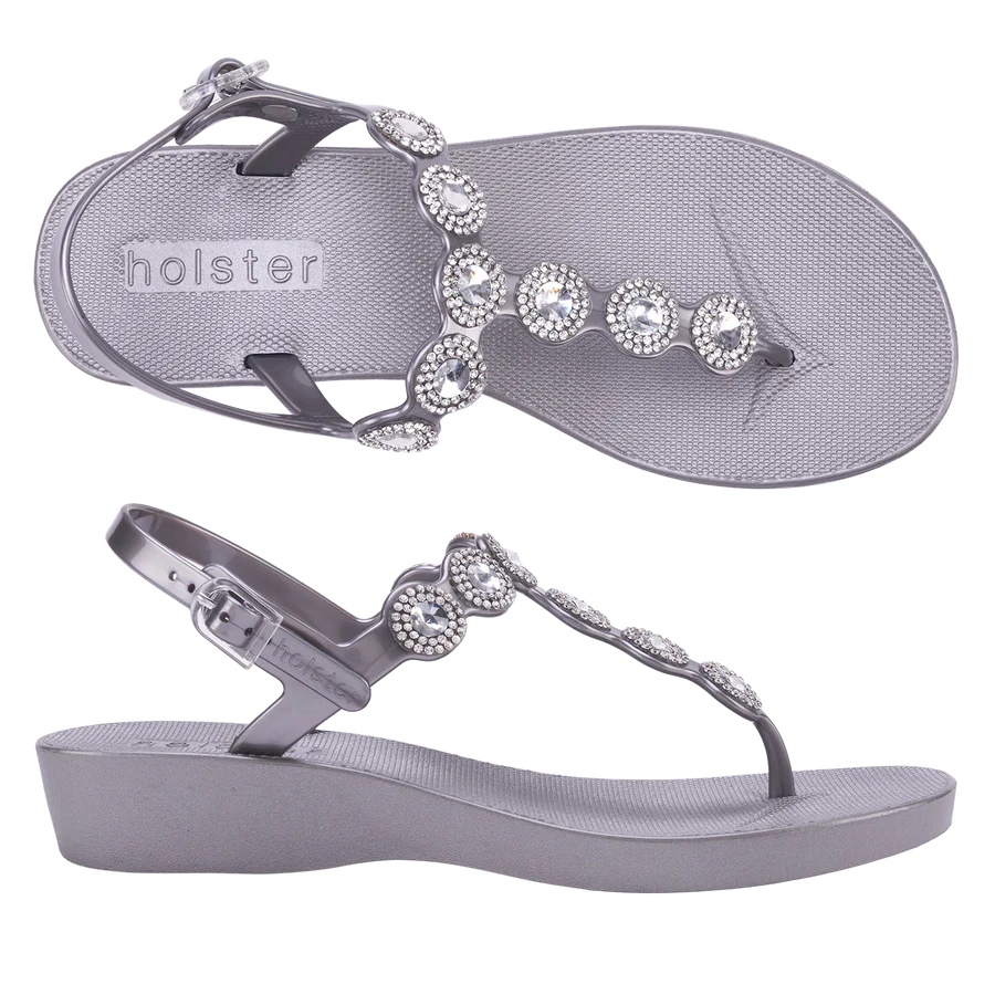 Holster pewter GORGEOUS wedge