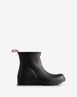 Hunter Play Short Wellington black waterproof ankle boot natural rubber 3
