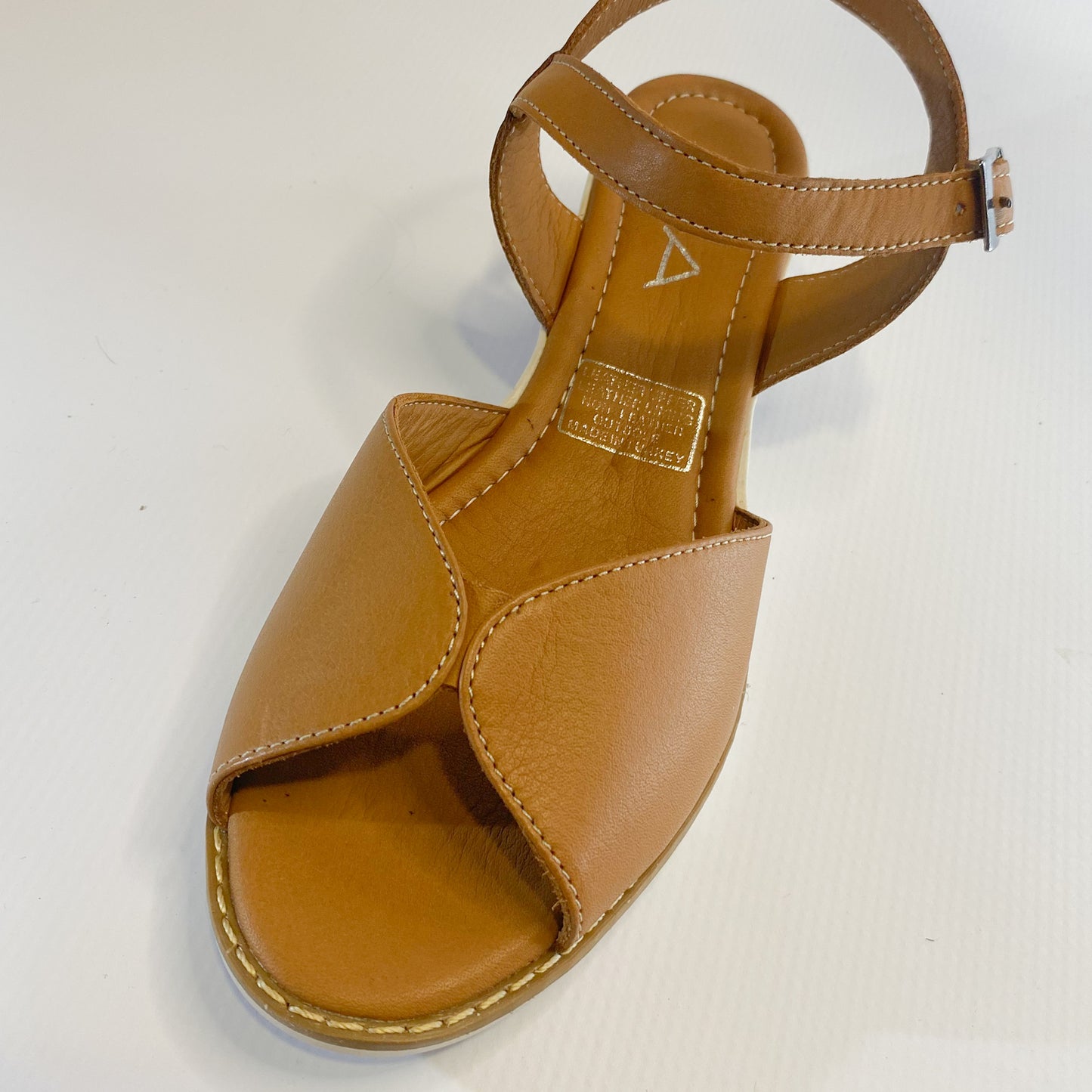 Gia tan leather wedge sandal