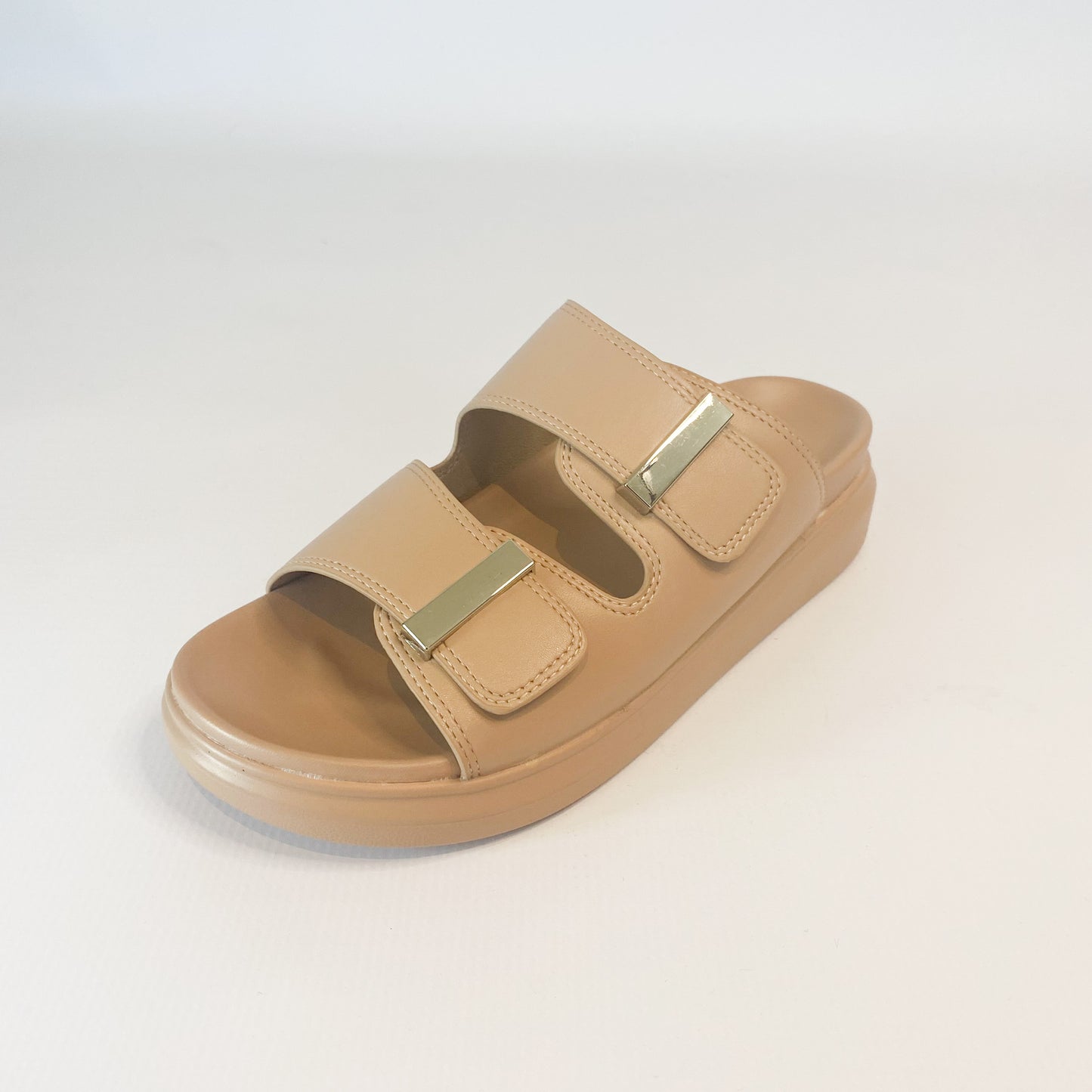 KG beige double strap sandal