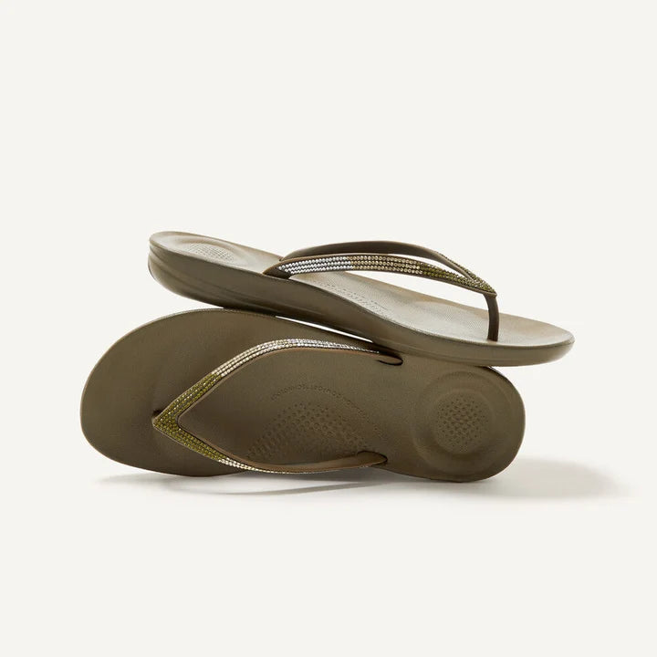 Fitflop IQUSHION Ombre Sparkle - Military Olive