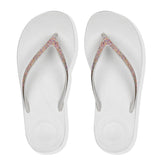 Fitflop Iqushion Sparkle Ergonomic Flip-flops - Urban  White