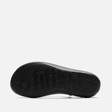 Fitflop IQUSHION Splash Flower T-Bar Sandals - Black