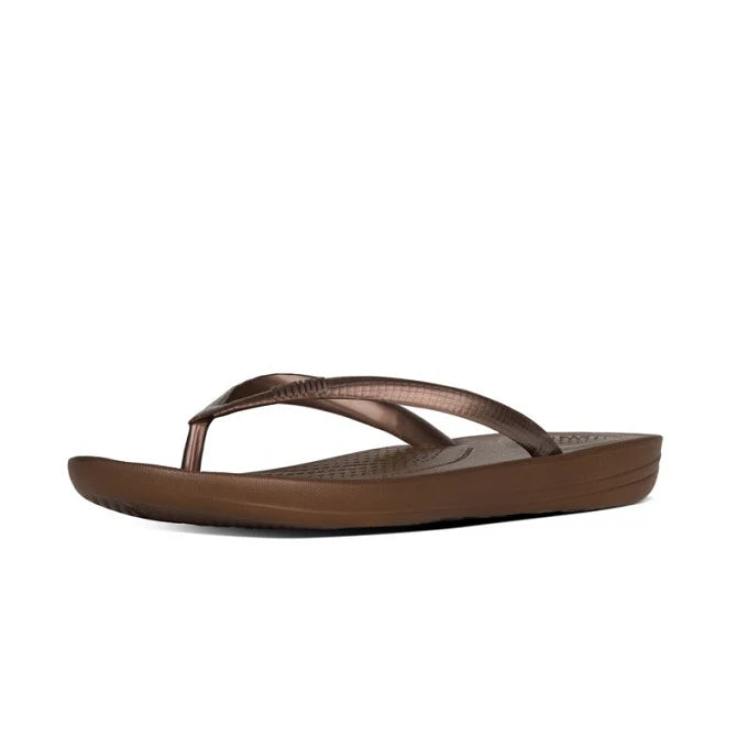 Fitflop Iqushion Ergonomic Flip-flops - Bronze