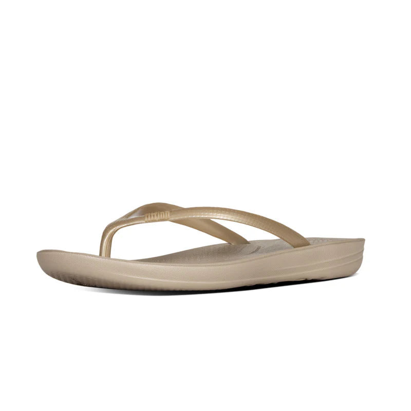 Fitflop Iqushion Ergonomic Flip-flops - Gold