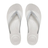 Fitflop Iqushion Ergonomic Flipflops - Silver