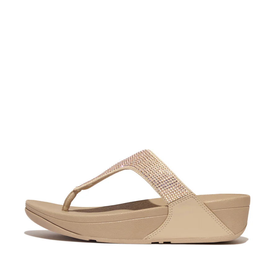 Fitflop beige LULU CRYSTAL EMBELLISHED sandal