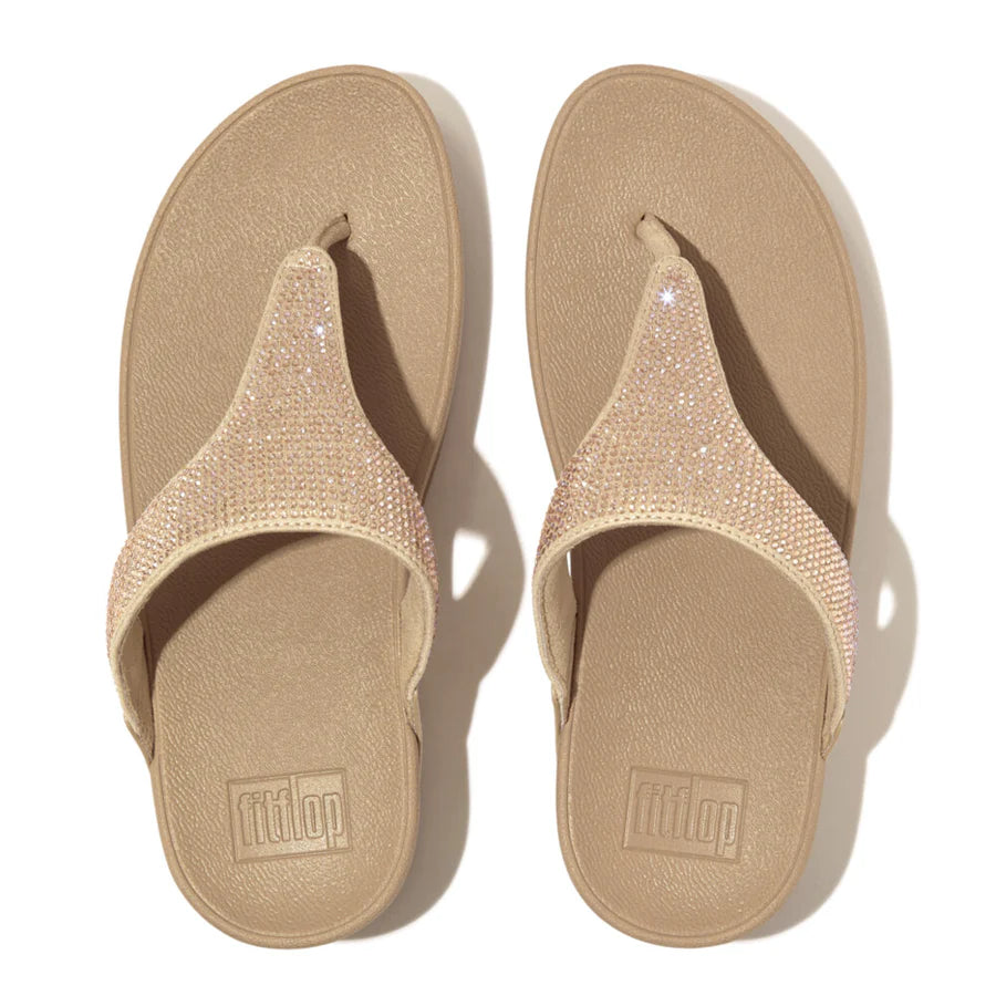 Fitflop beige LULU CRYSTAL EMBELLISHED sandal
