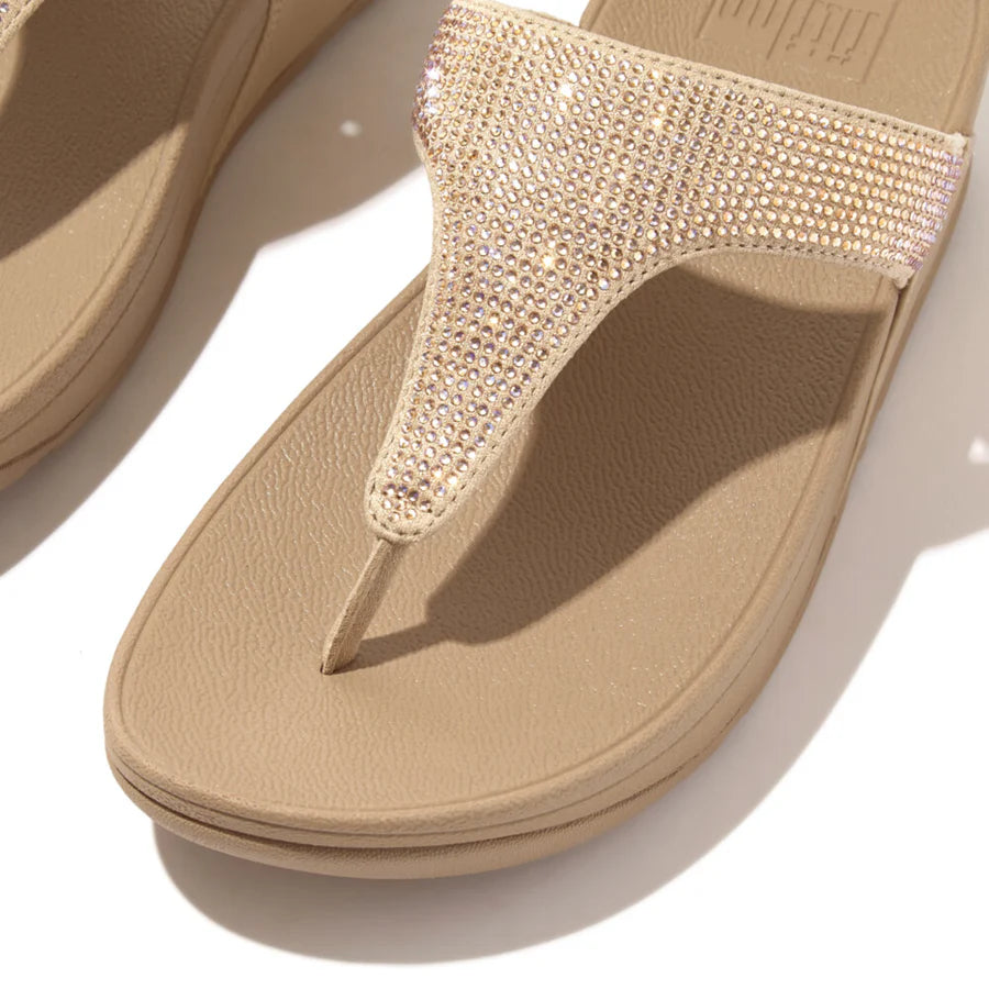 Fitflop beige LULU CRYSTAL EMBELLISHED sandal