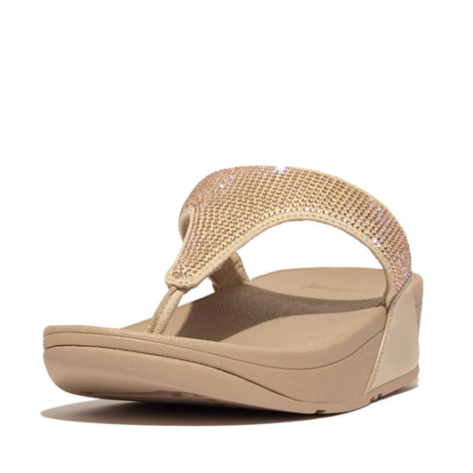 Fitflop beige LULU CRYSTAL EMBELLISHED sandal
