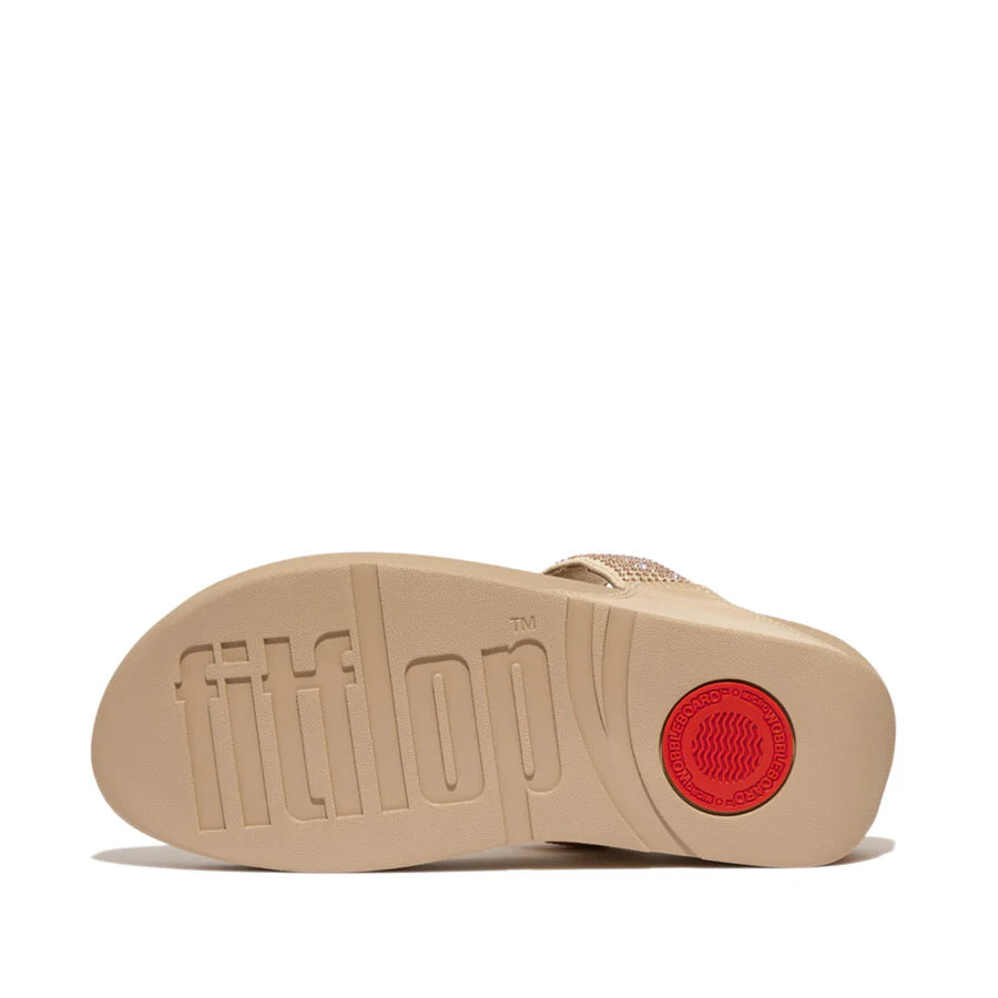 Fitflop beige LULU CRYSTAL EMBELLISHED sandal