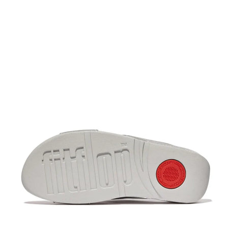 Fitflop Lulu Glitterdust Cross Slides - Silver