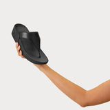 Fitflop Lulu Leather Toe-Post Sandals - Black