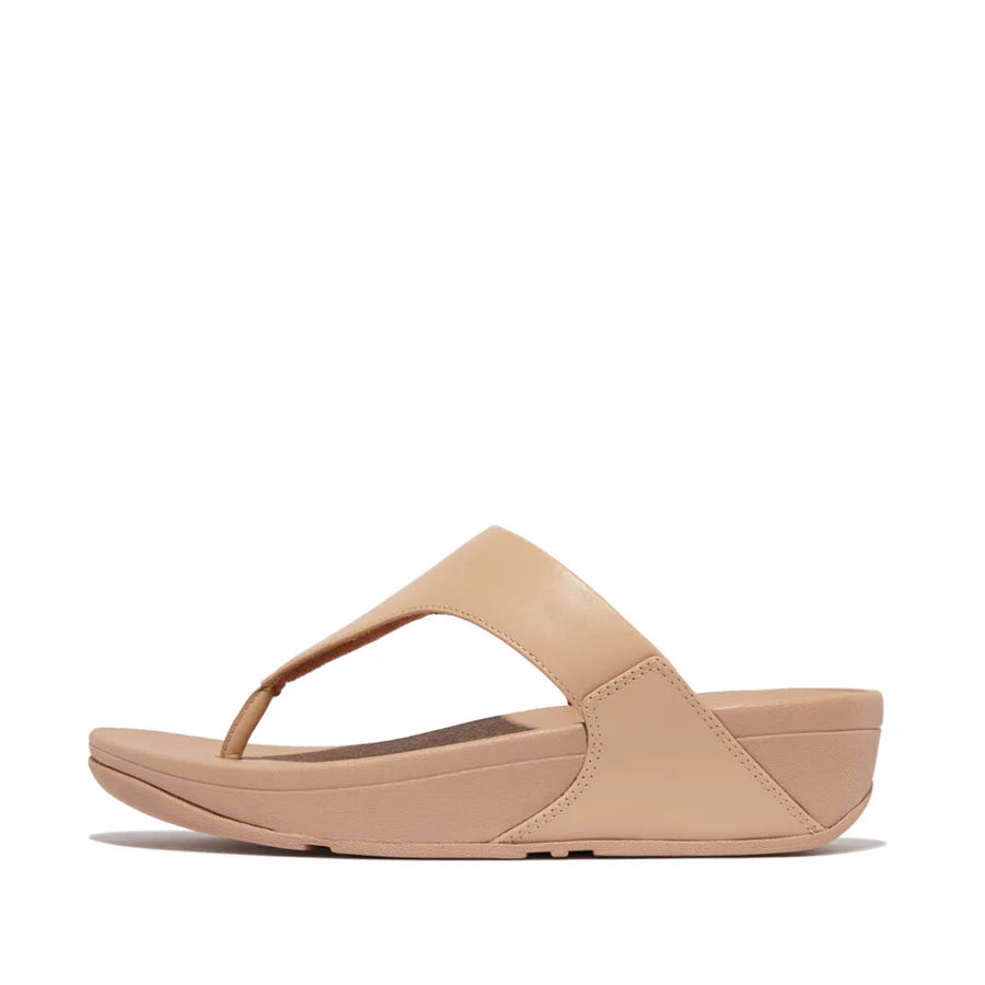 Fitflop classic beige LULU LEATHER TOEPOST sandal