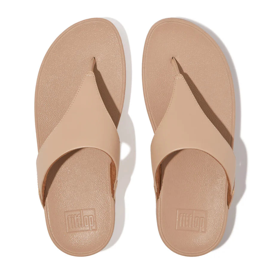 Fitflop classic beige LULU LEATHER TOEPOST sandal