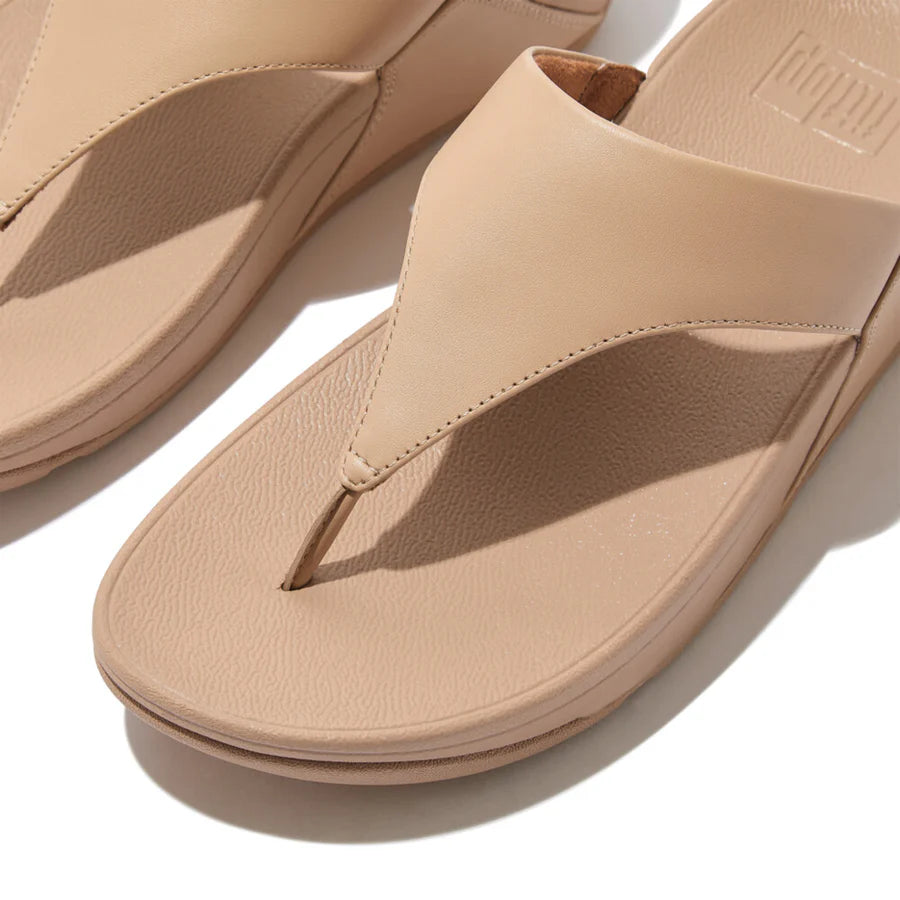 Fitflop classic beige LULU LEATHER TOEPOST sandal
