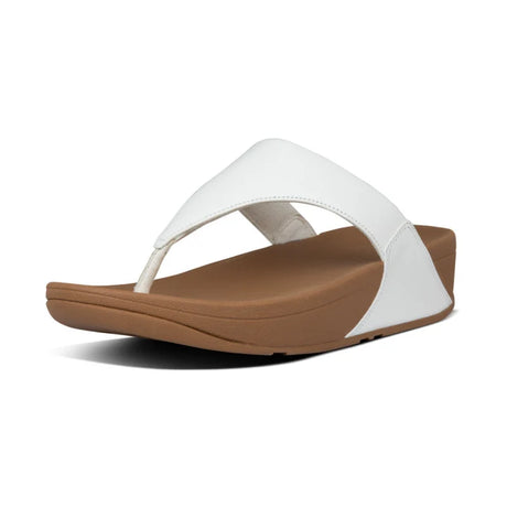 Fitflop Lulu Leather Toe-Post Sandals - White
