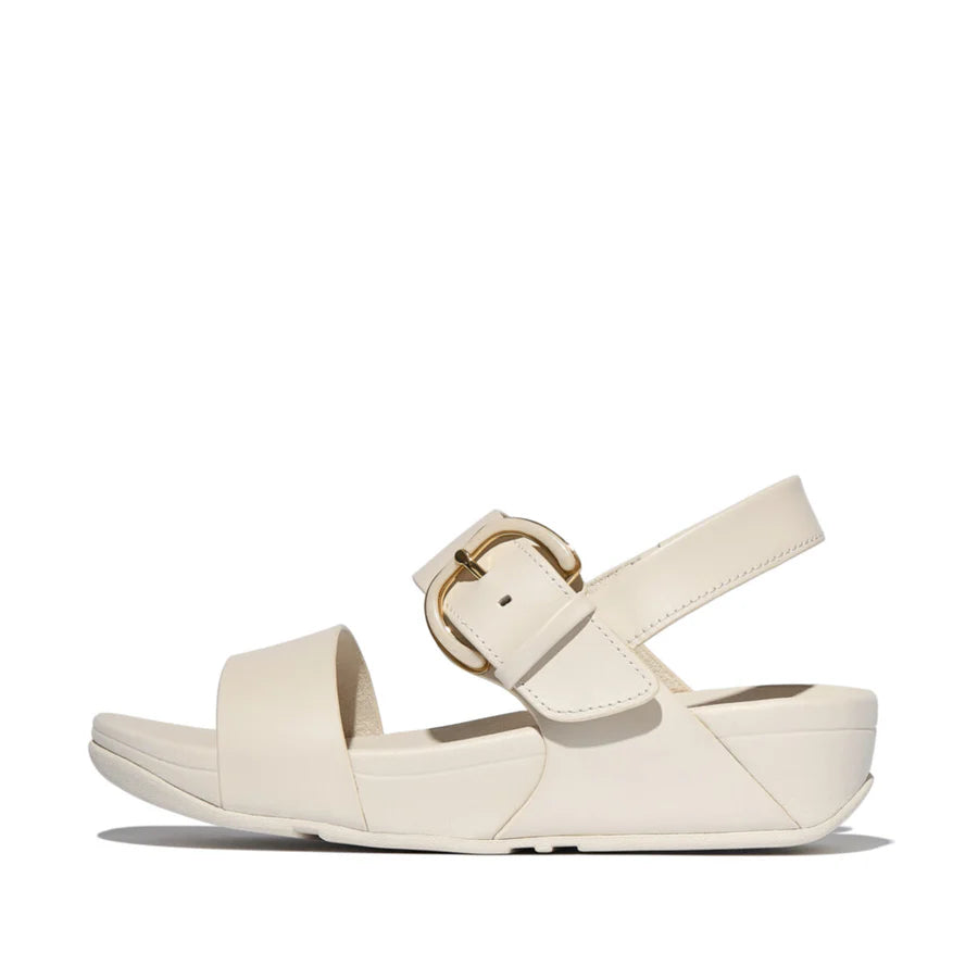 Fitflop beige LULU R-BUCKLE LEATHER BACK-STRAP sandal