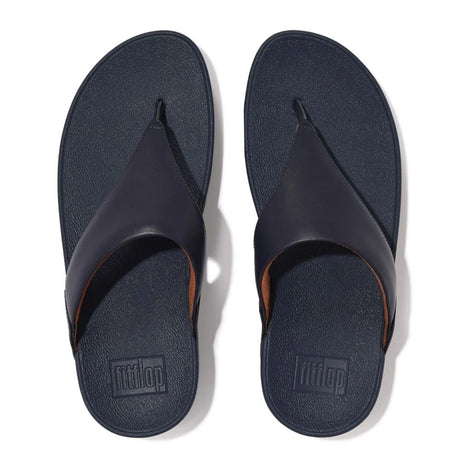 Fitflop Classic Lulu Leather Toepost Sandal - Deepest Blue
