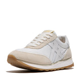 Fitflop Urban White Retro-q Ff Fabric/suede Sneaker – side view
