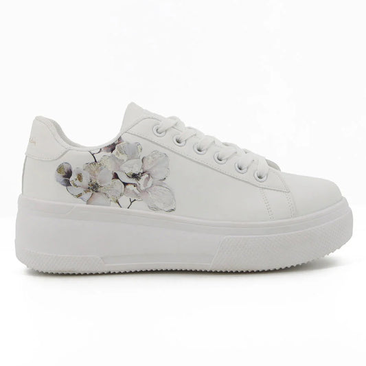 Pierre Cardin Valentine 2 Lace Up Sneaker - White
