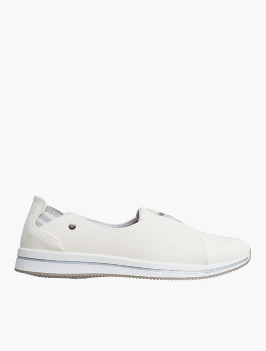 Pierre Cardin Josephine 7 Lace Up Flats - White