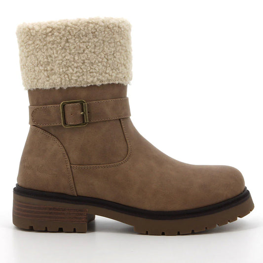 Pierre Cardin Yeta Short Boots - Taupe