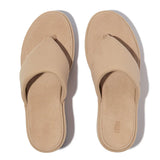 Fitflop Beige Platfforms Wedge Toepost Sandal – detail shot