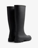 Hunter Downpour Tall Wellington Boot - Black – front view