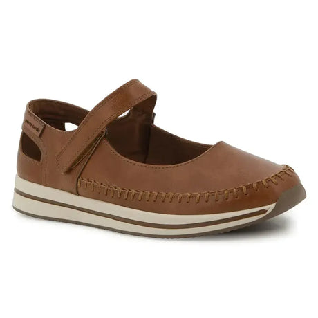 Pierre Cardin Josephine 23 Velcro Strap Shoe - Tan