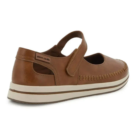 Pierre Cardin Josephine 23 Velcro Strap Shoe - Tan