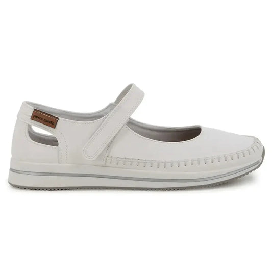 Pierre Cardin Josephine 23 Velcro Strap Shoe - White