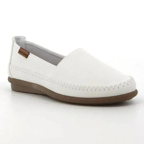 Pierre Cardin Riviera 15 Slip On Flats - White