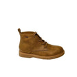 Plum Lace Up Ankle chocolate brown faux leather boot with round toe, lace-up front, cushioned collar, and durable low-profile sole 3