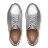 Fitflop Rally Leather Sneaker - Silver