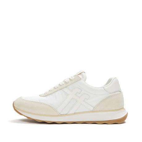 Fitflop Urban White Retro-q Ff Fabric/suede Sneaker – product image 1