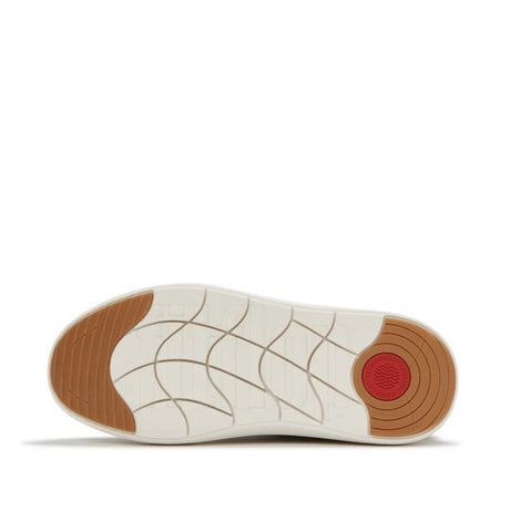 Fitflop Cappuccino Rtg Blanket-stitch Suede Trainers – front view